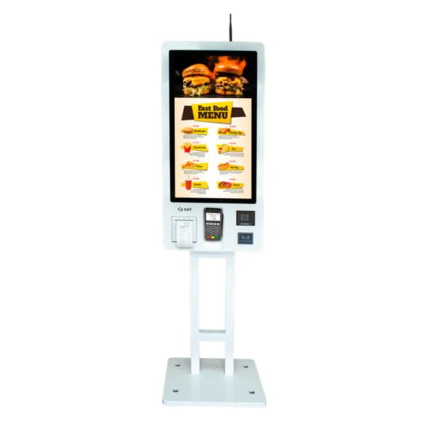 KIOSCO TRANSACCIONAL PUNTO DE VENTA SAT AMERICA KT32AC CORE I5 11VA GEN 8G/128GB P32 SATKT32ACC5-11G8S