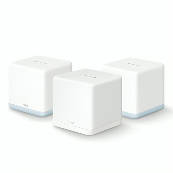 SISTEMA WIFI MERCUSYS HALO H32G(3-PACK) AC1200 WHOLE HOME MESH 2.4 GHZ/5 GHZ 1201 MBPS