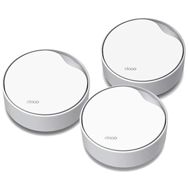 SISTEMA WIFI MESH TP LINK DECO X50-POE(3-PACK) DUAL BAND 2.4GHZ + 5GHZ AX3000 3GBPS