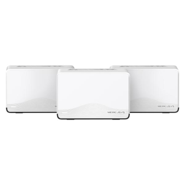 ROUTER MERCUSYS HALO H27BE(3-PACK) DUAL BAND 2.4/5 GHZ 3600 MBPS WIFI 7 MESH PUERTOS WAN/LAN