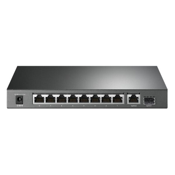 SWITCH TP LINK TL-SG1210P(UN) 9 PUERTOS RJ45 GIGABIT / 1 PUERTO SFP 10/100/1000 MBPS NO ADMINISTRABLE