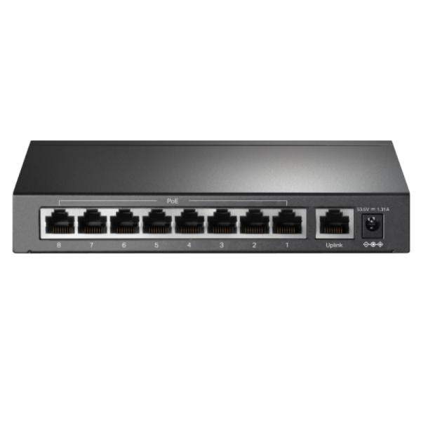 SWITCH TP LINK TL-SF1009P(UN) 8  PUERTOS RJ45 POE+ / 1 PUERTO UPLINK 10/100 MBPS NO ADMINISTRABLE