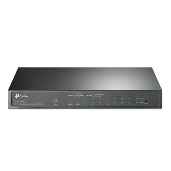 SWITCH TP LINK TL-SG1210MPE(UN) 9 PUERTOS RJ45 GIGABIT / 1 PUERTO COMBO SFP/RJ45 10/100/1000 MBPS ADMINISTRABLE