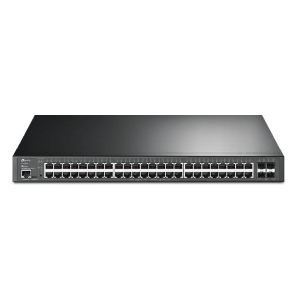 SWITCH TP LINK SG3452XMPP(UN) 48 PUERTOS RJ45 POE+ + 4 PUERTOS 10G SFP+ L2 ADMINISTRABLE