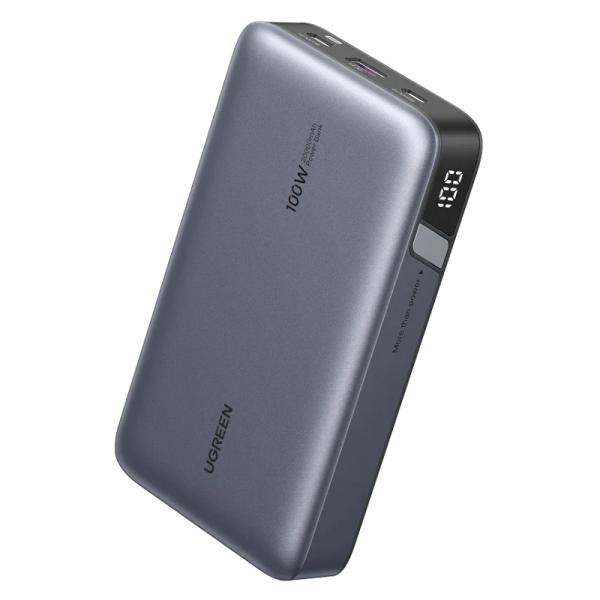 POWER BANK UGREEN PB720 NEXODE 20000MAH USB-C / USB-A PANTALLA LED CARGA rápida 100W 25188