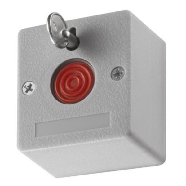 BOTON DE EMERGENCIA HIKVISION DS-PD1-EB(O-STD) CABLEADO ACTIVACION DE EMERGENCIA CONTACTO SECO 250VDC/300MA / ABS RETARDANTE A LA LLAMA 302400982