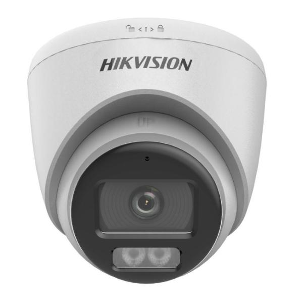CAMARA TURRET HIKVISION DS-2CE72KF0T-LFS(2.8MM)(O-STD) 3K 5MP HDTVI/AHD/CVI/CVBS IR 40M LUZ BLANCA 40M AUDIO COLORVU SMART HYBRID LIGHT IP67 WDR DIGITAL 327800905