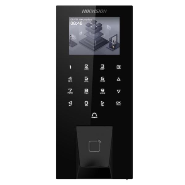 CONTROL DE ACCESO HIKVISION DS-K1T807MBFWX-E1(O-STD) (E) TECLADO táctil CON HUELLA WI-FI / BLUETOOTH / ETHERNET / POE 302922282