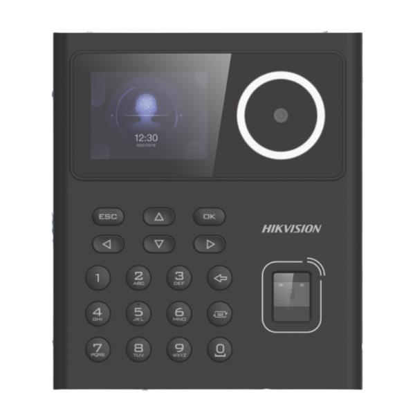 CONTROL DE ACCESO FACIAL HIKVISION DS-K1T320MFWX-B(O-STD)/S TECLADO numérico LECTOR DE HUELLA cámara 2 MP ETHERNET / WIFI 2.4 GHZ 302923170