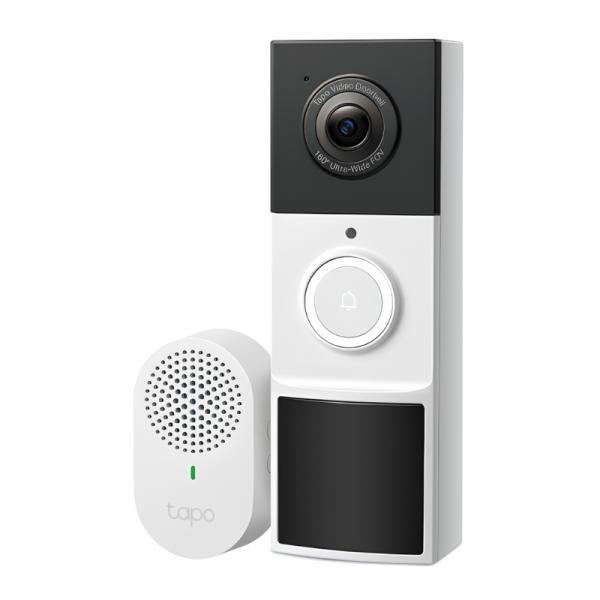 CONTROL DE ACCESO TIMBRE INTELIGENTE TP LINK TAPO D210 CAMARA 2K 3MP WIFI 2.4 GHZ