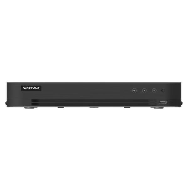 GRABADORA DVR HIKVISION iDS-7208HUHI-M1/XT 8 CANALES HASTA 8 MP / 4K HASTA 12 TB (1 SATA) ACUSENSE H.265 PRO+