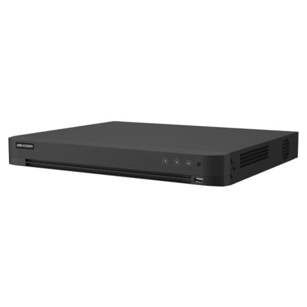 GRABADORA DVR HIKVISION iDS-7216HUHI-M2/XT 16 CANALES HASTA 8 MP / 4K HASTA 24 TB (2 SATA) ACUSENSE H.265 PRO+