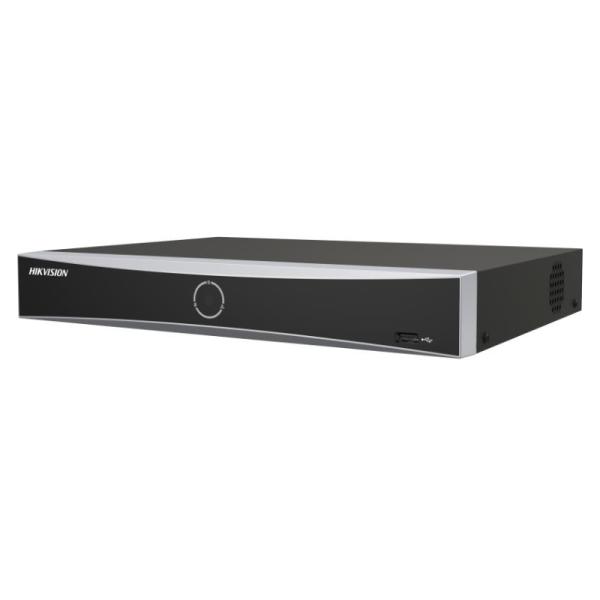 GRABADORA NVR HIKVISION DS-7608NXI-K1(D) 8 CANALES HASTA 12 MP 1 SATA HASTA 10 TB (SIN DISCO) ACUSENSE + H.265+