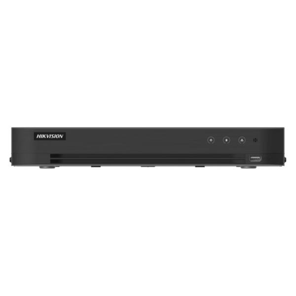 GRABADORA DVR HIKVISION iDS-7208HUHI-M1/XT 8/4 CANALES HASTA 8 MP / 4K HASTA 12 TB (1 SATA) ACUSENSE H.265 PRO+ CON AUDIO Y ALARMAS 300229454