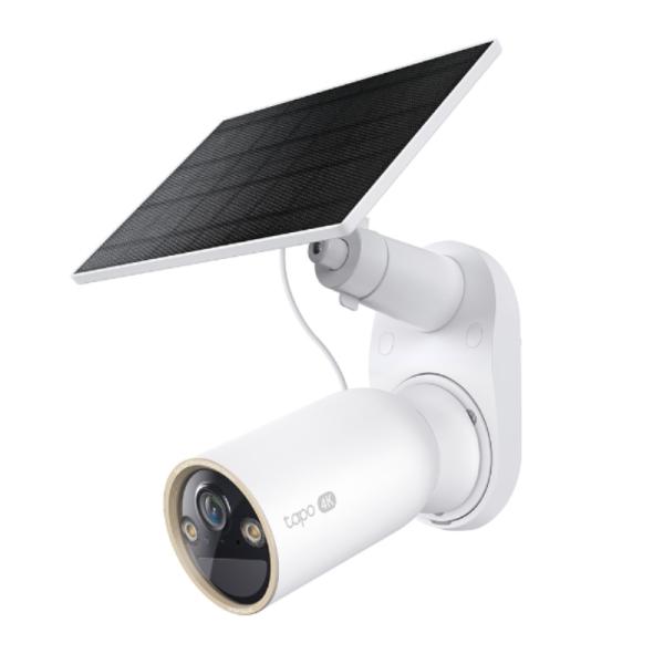KIT DE CAMARA TP-LINK TAPO C460 1 CAMARA TIPO BULLET CON PANEL SOLAR 4K AUDIO BIDIRECCIONAL WIFI VISION NOCTURNA IP66