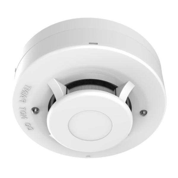 DETECTOR DE HUMO FOTOELECTRICO  AX HYBRID PRO HIKVISION DS-PDSMK-4BAR(O-STD) 12V ALAMBRICA 314300029