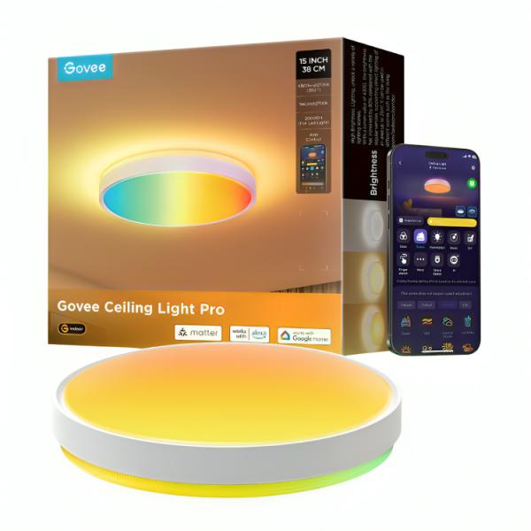 LAMPARA DE TECHO GOVEE H60A6 15 PULG RGBICWW + RGBICWW CONTROL POR APP H60A6C01