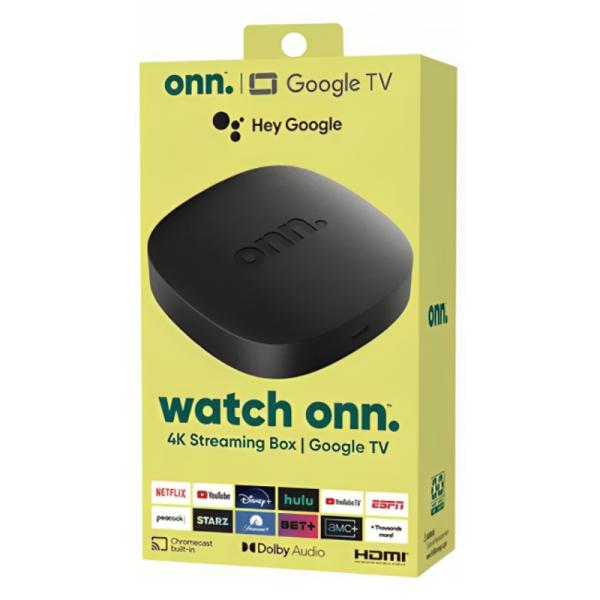 DISPOSITIVO DE transmisión ONN GOOGLE TV 4K ONN-28078468-B