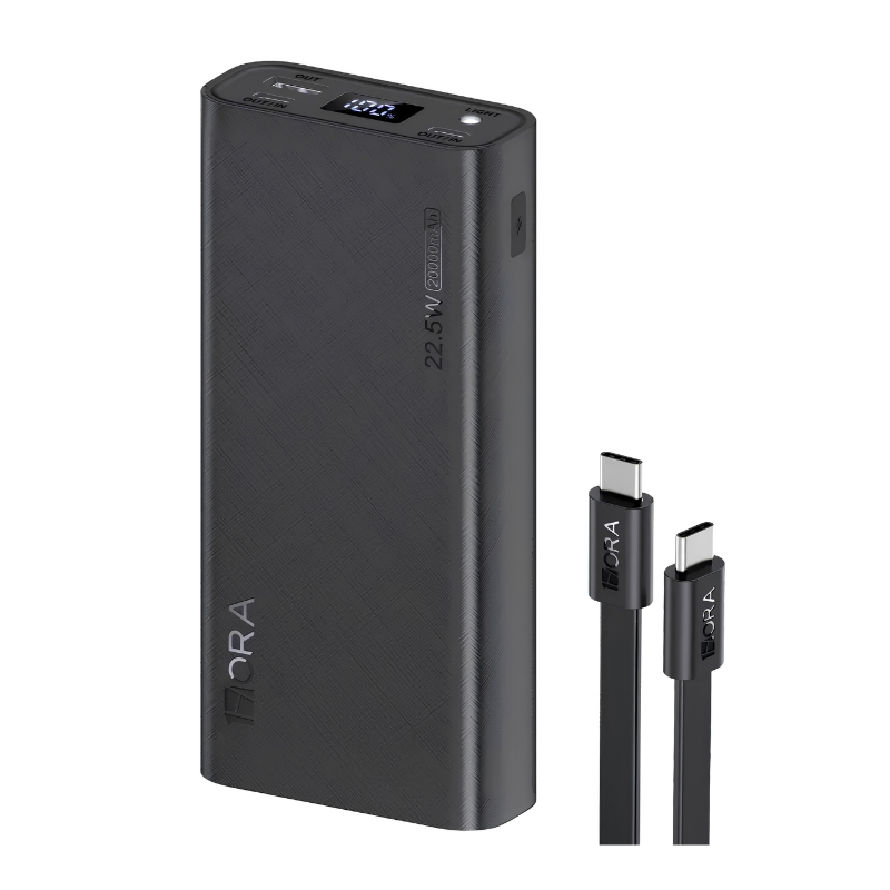POWER BANK 1 HORA GAR158N 20000 MAH CARGA rápida 22.5W
